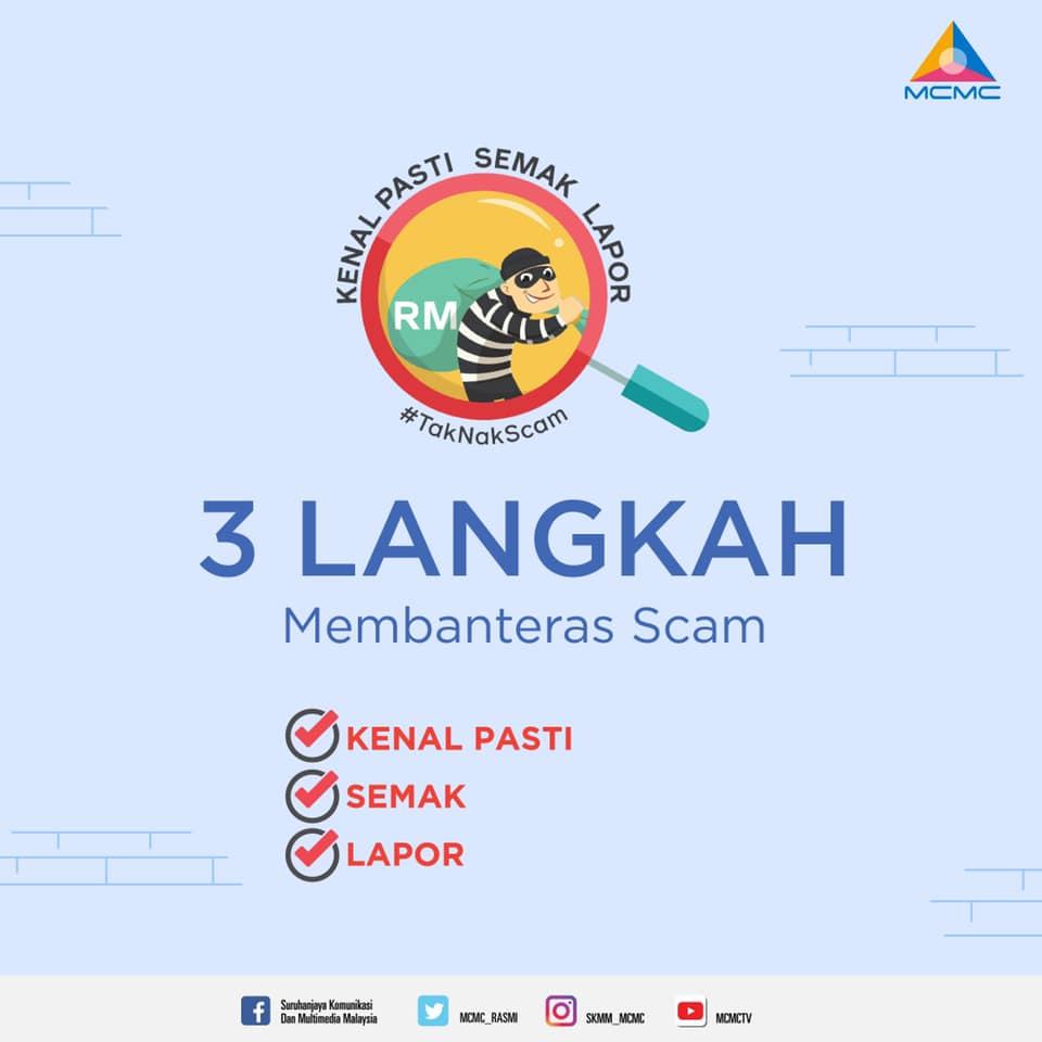 3 langkah kenali scam